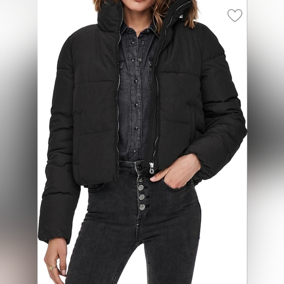 ONLY Crop puffer jacket - Picture 1 of 3